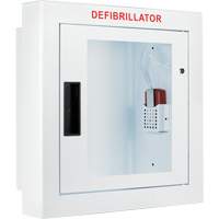 Semi-Recessed Large Cabinet with Alarm, Zoll AED Plus<sup>®</sup>/Zoll AED 3™/Cardio-Science/Physio-Control For, Non-Medical SHC007 | Nia-Chem Ltd.