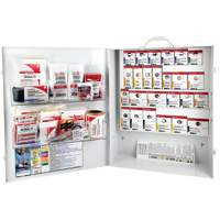 Armoire pour premiers soins SmartCompliance, R&eacute;pond &agrave; la norme CSA Z1220-17 type 3 environnements &agrave; haut risque, Moyen (26-50 travailleurs) Nia-Chem Ltd.