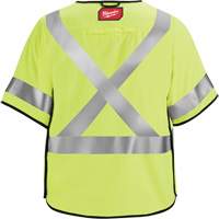 Gilet de s&eacute;curit&eacute; &agrave; maille d&eacute;tachable, Noir/Jaune lime haute visibilit&eacute;, Moyen/Petit Nia-Chem Ltd.
