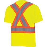 6991 Chandail de s&eacute;curit&eacute; en il-de-perdrix, Polyester, 3T-Grand, Jaune lime haute visibilit&eacute; Nia-Chem Ltd.