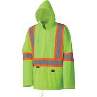 5599 Lightweight Waterproof Rain Suit, Polyester/PVC, X-Small, High Visibility Lime-Yellow Nia-Chem Ltd.