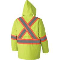 5609 210D Waterproof Rain Suit, Polyester/PVC, X-Small, High Visibility Lime-Yellow Nia-Chem Ltd.