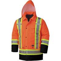 5020BB Manteau de s&eacute;curit&eacute; 7 en 1 imperm&eacute;able, Orange haute visibilit&eacute;, 2T-Grand Nia-Chem Ltd.