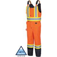 5040BB Salopettes matelass&eacute;es imperm&eacute;ables, Polyester, T-petit, Noir/Orange haute visibilit&eacute; Nia-Chem Ltd.
