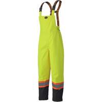 5405 Salopettes imperm&eacute;ables 300D Trilobal antid&eacute;chirure, Polyester, T-petit, Jaune lime haute visibilit&eacute; Nia-Chem Ltd.