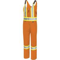 6617T Salopettes, Polyester, 40, Orange haute visibilit&eacute; Nia-Chem Ltd.