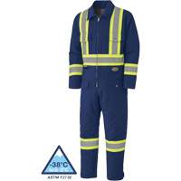 5539A Quilted Duck Coveralls, Small, Navy Blue Nia-Chem Ltd.