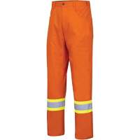 4461 Ultra-Cool Safety Pants, Cotton, 30, High Visibility Orange Nia-Chem Ltd.