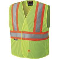 6916A Flame Resistant Safety Vest, High Visibility Lime-Yellow, Medium/Small, Polyester Nia-Chem Ltd.