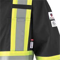 7702BKT Combinaison FR-Tech contre les arcs, Taille 40 (grand taille), Noir, 10 cal/cm² Nia-Chem Ltd.