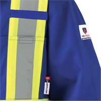 7706T Combinaison ignifuge FR-Tech avec fermetures &agrave; glissi&egrave;re aux jambes, Taille 40 (grand taille), Bleu royal, 9,7 cal/cm² Nia-Chem Ltd.
