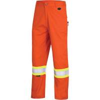 7763 Pantalon de s&eacute;curit&eacute; haute visibilit&eacute; r&eacute;sistant aux arcs &eacute;lectriques FR-Tech 88/12, 30, x 30, Orange haute visibilit&eacute;, 9,7 cal/cm² Nia-Chem Ltd.