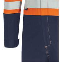 7702BB Combinaison de s&eacute;curit&eacute; FR-Tech 2 tons, Taille 36, Bleu marin/Orange, 10 cal/cm² Nia-Chem Ltd.