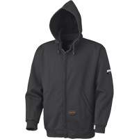 337 Flame-Resistant Zip Style Hoodie, Men's, X-Small, Black, 22 cal/cm² Nia-Chem Ltd.