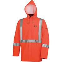 576J Veste de pluie ignifuge haute visibilit&eacute;, Petit, Orange haute visibilit&eacute; Nia-Chem Ltd.