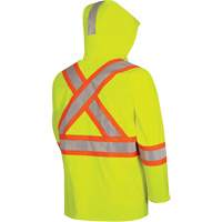 5881 Manteau de pluie ignifuge et protection contre les &eacute;clats d'arc &eacute;lectrique, T-petit, Jaune haute visibilit&eacute;, 10 cal/cm² Nia-Chem Ltd.