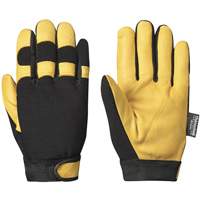 891 Gants ergonomiques isol&eacute;s de m&eacute;canicien, Paume Cuir fleur de ch&egrave;vre, Taille Petit Nia-Chem Ltd.