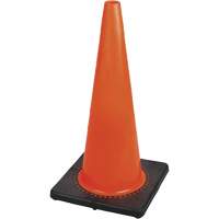 Premium Flexible Safety Cone, 28", Orange SHE783 | Nia-Chem Ltd.