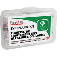 Ensemble pour les l&eacute;sions oculaires, Boîte en plastique Nia-Chem Ltd.