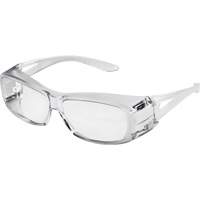 X350 OTG Safety Glasses, Clear Lens, Anti-Scratch, ANSI Z87+/Meets/Exceeds CSA Z94.3 Nia-Chem Ltd.