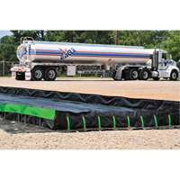Ultimate Copolymer 2000 Ultra-Containment Berm&reg;, 179 US gal. Capacity, 4' W x 6' L x 12" H, Hinge Bracket Nia-Chem Ltd.