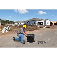 Bac de r&eacute;tention rond Ultra-Drain Guard avec orifice de trop-plein, Huile & s&eacute;diments, 22" - 25" lo x 22" - 25" la Nia-Chem Ltd.