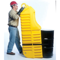 Chariot pour baril, 26,5'' lo x 26,5'' la x 5'' h, Cap. de d&eacute;versement 800 gal. US Nia-Chem Ltd.