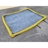 Small Ultra-Filter Pad, 0.8 US gal. Capacity, 2.5' W x 2' L x 3" H, Foam Wall Nia-Chem Ltd.