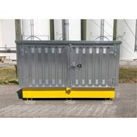 Ultra-Twin IBC en acier avec couvercle rigide, 123,4" lo x 73,4" la x 66,4" h, Capacit&eacute; de charge 12250 lb Nia-Chem Ltd.