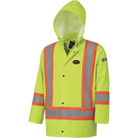 5894 Veste imperm&eacute;able r&eacute;sistant &agrave; la flamme, 2T-Grand, Jaune lime haute visibilit&eacute; Nia-Chem Ltd.