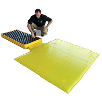 Ultra-Spill Deck flexible, &agrave; vessie, 2 barils, Capacit&eacute; de d&eacute;versement 88 gal. US, 48" x 27" x 5" Nia-Chem Ltd.