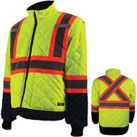 Freezer Jacket, Polyester, High Visibility Orange, Small Nia-Chem Ltd.