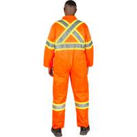 Unlined Safety Coveralls, Medium, High Visibility Orange, CSA Z96 Class 3 - Level 2 SHF986 | Nia-Chem Ltd.