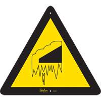 Falling Snow/Ice CSA Safety Sign, 12" x 12", Aluminum, Pictogram SHG611 | Nia-Chem Ltd.