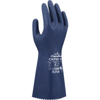 Gants r&eacute;sistants aux produits chimiques CN750, Taille Petit/7, 13" lo, Nitrile, 18 mils Nia-Chem Ltd.
