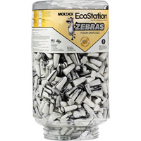 Zebras Disposable Earplugs Refill for EcoStation&reg;  Earplug Dispenser, Bulk - Canister Nia-Chem Ltd.