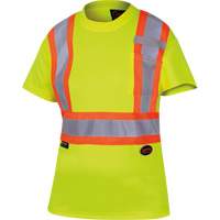 6949 T-shirt de s&eacute;curit&eacute; en il-de-perdrix pour femme, Polyester, T-petit, Jaune lime haute visibilit&eacute; Nia-Chem Ltd.