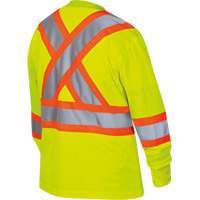 6969 Chandail de s&eacute;curit&eacute; &agrave; manches longues en il-de-perdrix pour femme, Polyester, T-petit, Jaune lime haute visibilit&eacute; Nia-Chem Ltd.