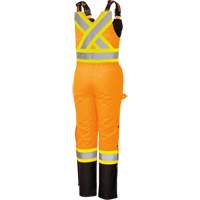 5040BBW Combinaison de s&eacute;curit&eacute; imperm&eacute;able haute visibilit&eacute; pour femmes, Polyester, T-petit, Noir/Orange haute visibilit&eacute; Nia-Chem Ltd.