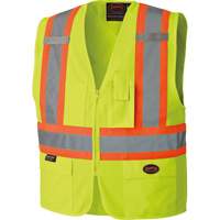 6689 High-Visibility Vest, High Visibility Lime-Yellow, 4X-Large, Polyester Nia-Chem Ltd.