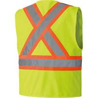 6689 High-Visibility Vest, High Visibility Lime-Yellow, 4X-Large, Polyester Nia-Chem Ltd.