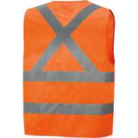 6885 High-Visibility Tricot Safety Vest, High Visibility Orange, Small, Polyester Nia-Chem Ltd.
