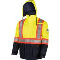 4485 Defender&reg; FR/Arc/Antistatic Trilaminate Safety Jacket, Small, Black/High Visibility Yellow, 11 cal/cm² Nia-Chem Ltd.