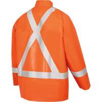 5990J Super Heavy-Duty FR/Arc Resistant Safety Rain Jacket, Small, High Visibility Orange, 11 cal/cm² Nia-Chem Ltd.