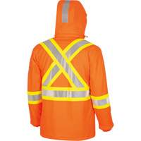 5884 Flash-Gard&reg; FR/Arc-Rated Waterproof Jacket with Hood, Small, High Visibility Orange, 51 cal/cm² Nia-Chem Ltd.