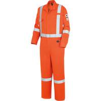 "The Rock" FR-Tech<sup>®</sup> High Visibility FR/Arc Rated Coveralls, Size 36, High Visibility Orange, 10 cal/cm² SHI194 | Nia-Chem Ltd.