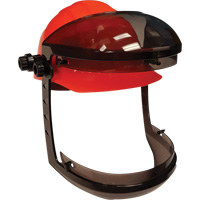 Facetec with Cap Attachment for Slotted Hard Hats, Ratchet Suspension SHI635 | Nia-Chem Ltd.