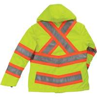 Manteau de s&eacute;curit&eacute; isolant et extensible pour femmes, Polyester, Jaune lime haute visibilit&eacute;, T-petit Nia-Chem Ltd.