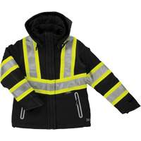 Womens Insulated Flex Safety Jacket, Polyester, Black, X-Small Nia-Chem Ltd.
