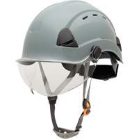 Fibre Metal Safety Helmet, Non-Vented, Ratchet, Grey SHJ275 | Nia-Chem Ltd.